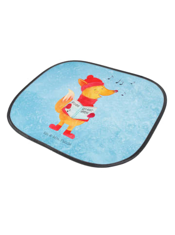 Mr. & Mrs. Panda Auto Sonnenschutz Fuchs Sänger ohne Spruch in Eisblau