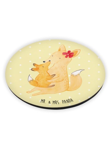 Mr. & Mrs. Panda magnet Fuchs Mama ohne Spruch in Gelb Pastell