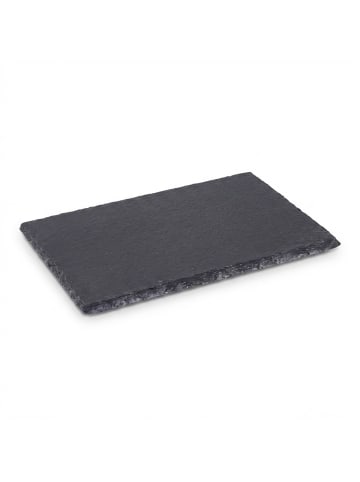 relaxdays 8 x Schieferplatte in Anthrazit - (B)26 x (T)16 cm