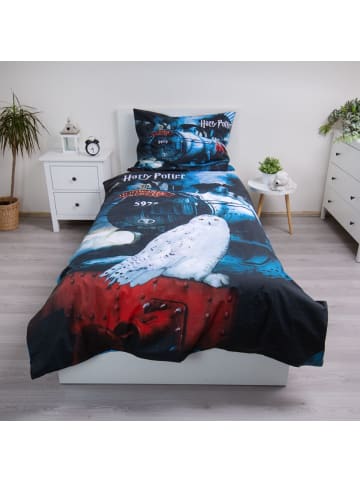 Harry Potter Harry Potter Bettwäsche 140x200 + 70x90 cm Hogwarts Express in Mehrfarbig
