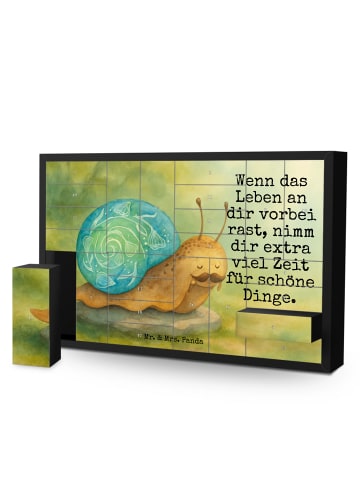 Mr. & Mrs. Panda Adventskalender Schnecke Sir Design mit Spruch in Weiß