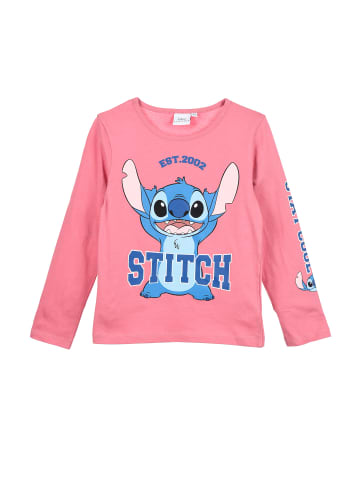 Stitch Stitch Kinder langarm Shirt Longsleeve in Pink