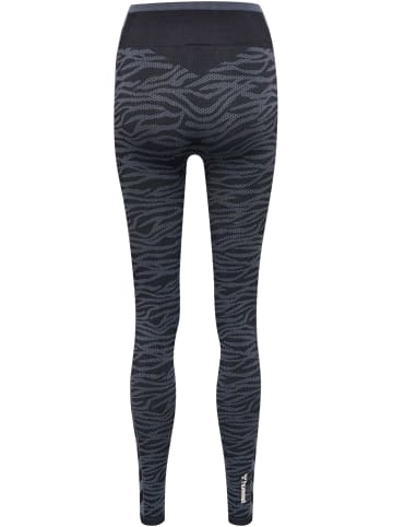 Hummel Leggings Hmlmt Saga Damen in BLACK/ASPHALT MELANGE