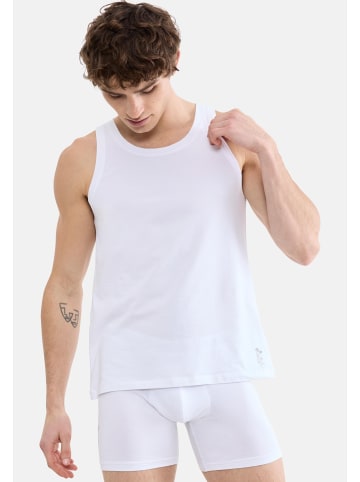 Sloggi Unterhemd / Tanktop SLG Base in Weiß / schwarz