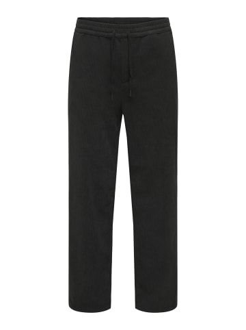 ONLY & SONS Hose mit weitem Beinschnitt in Black