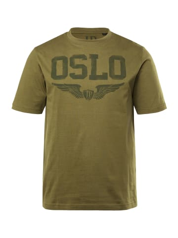 JP1880 Kurzarm T-Shirt in dunkles olive