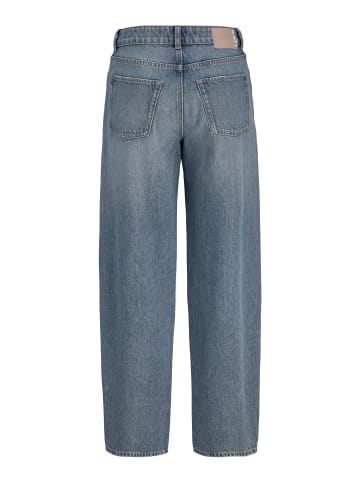 JJXX Barrel Fit Jeans in Medium Blue Denim