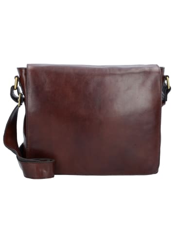 Leonhard Heyden Cambridge Messenger Leder 32 cm Laptopfach in rotbraun