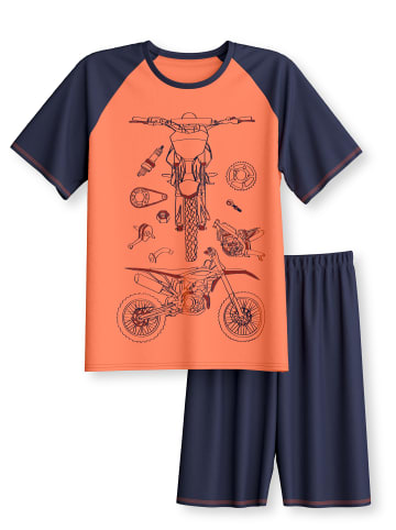 Calida Pyjama in fresh salmon