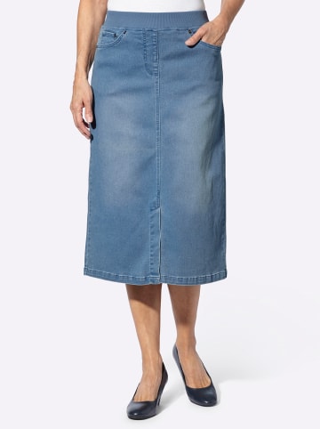 WITT WEIDEN Jeans-Rock in blue-bleached