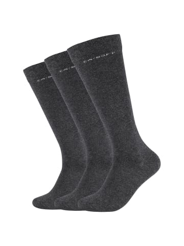 camano Kniestrümpfe 3er Pack anthracite melange
