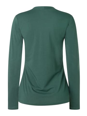 More & More schmales Basic Longsleeve in dark bottle green