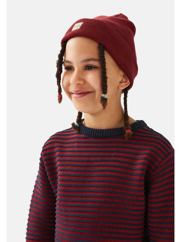 Band of Rascals Strick " 3D Stripe " in navy-brick-red