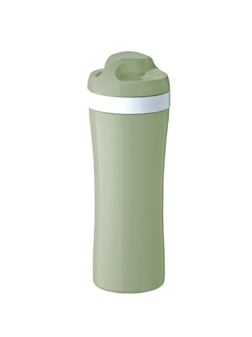 koziol Wasserflasche OASE, 425 ml in Grün, Ø 7,4 x (H) 21,7 cm