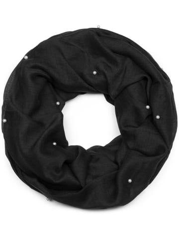 styleBREAKER Loop Schal in Schwarz