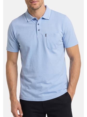 Casa moda Poloshirt Basic in Hellblau / blau