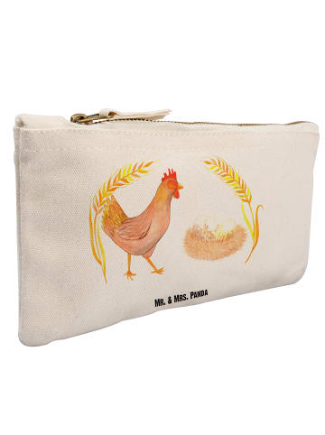 Mr. & Mrs. Panda Schminktasche Huhn Stolz ohne Spruch in Weiß