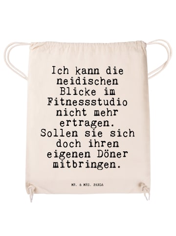 Mr. & Mrs. Panda Materialzug-Rucksack Ich kann die neidischen... m... in Creme