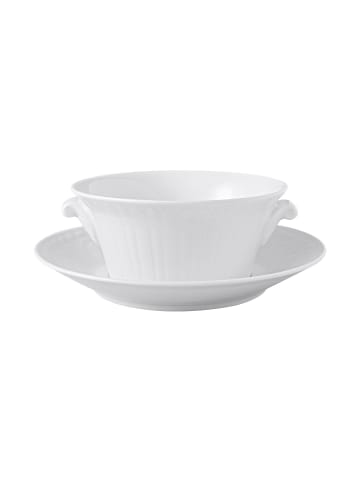 Villeroy & Boch Suppentasse mit Untertasse Cellini 400 ml in weiß