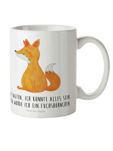 Mr. & Mrs. Panda Haferl Einhorn Fuchs mit Spruch in Weiß