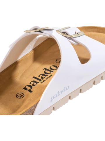 palado Plateau-Pantoletten in weiss