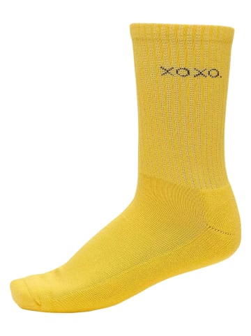Urban Classics Socken in yellow/red/white