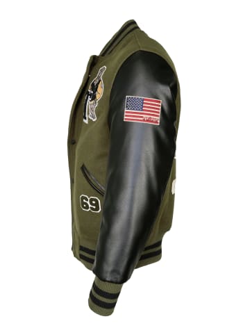 TOP GUN Bomberjacke TG20202014 in olive/black