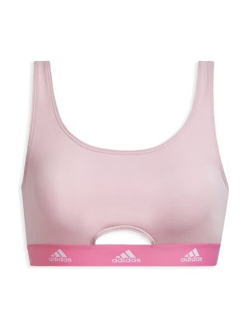 adidas Bustier SCOOP BRALETTE in clear pink