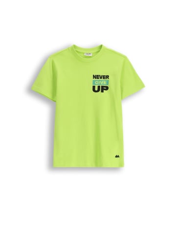 MOKIDA T-Shirt mit kurzen Ärmeln in limonengrün