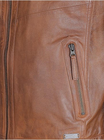Mustang Lederjacke Max in cognac