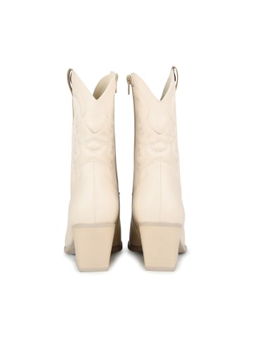 POSH by Poelman Cowboystiefel "JUUL" in Offwhite