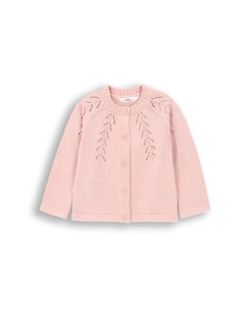 Coccodrillo Pullover mit Reißverschluss in gedämpftes Rosa