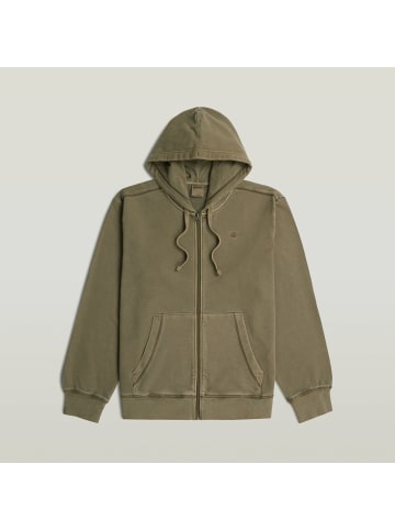 G-Star Raw Sweatjacke in khaki - 0001
