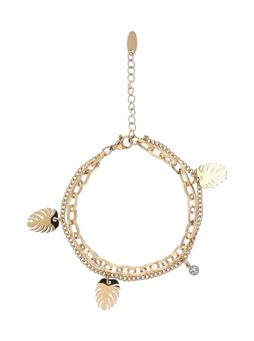 IZIA Women Bracelet With Beads in Gold