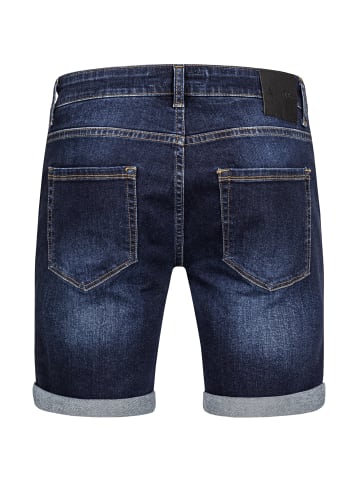 Amaci&Sons Destroyed Jeans Shorts SAN DIEGO in Dunkelblau