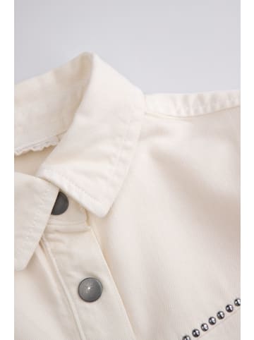 Coccodrillo Jeansbluse in ecru