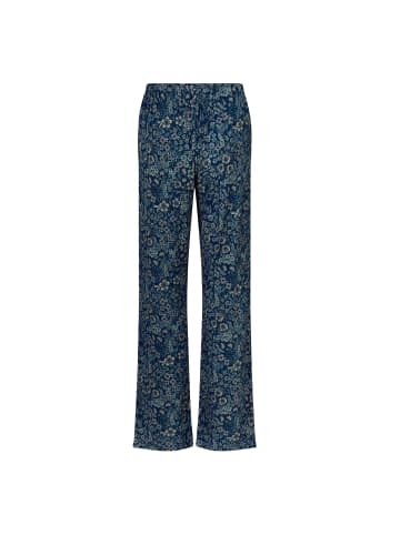 PiP Studio Blake Long Trousers Daisy Dreams in Dunkelblau