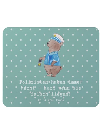 Mr. & Mrs. Panda Mouse Pad Polizist Humor mit Spruch in Meeresbrise