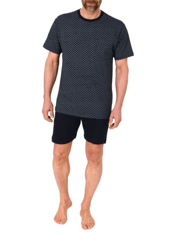 NORMANN Kurzarm Schlafanzug Shorty Pyjama print 125 105 90 511 in rot