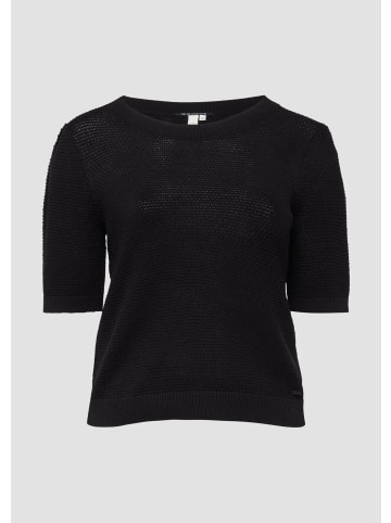 QS Strickpullover in 9999_schwarz
