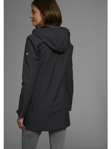 Polarino Softshellmantel in schwarz