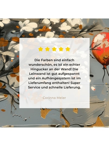 MuchoWow Leinwand bilder Blütenkunst (BxH)