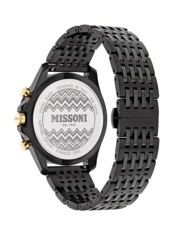 Missoni Analoguhr für Herren in Schwarz