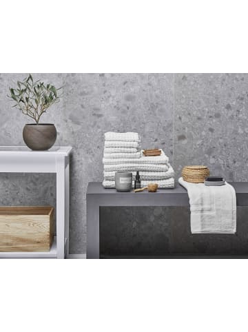 Beliani 9er-Set Handtuch AREORA in Weiß