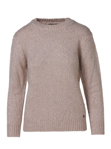 KOROSHI Women's sweater knit sequin detail in beige