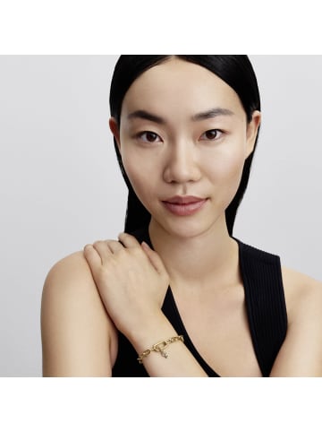 Pandora Mini Charm-Anhänger Schlüssel Goldfarben