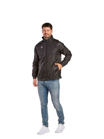 erima Unisex Erwachsene, Erwachsene Team Allwetterjacke in schwarz