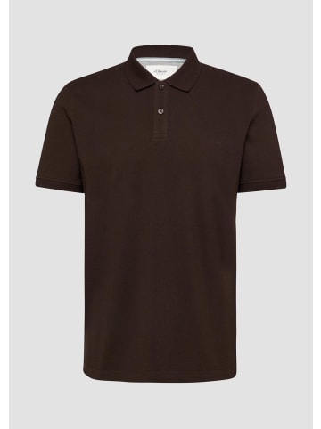 s.Oliver Polo-Shirt in 8944_dunkelbraun
