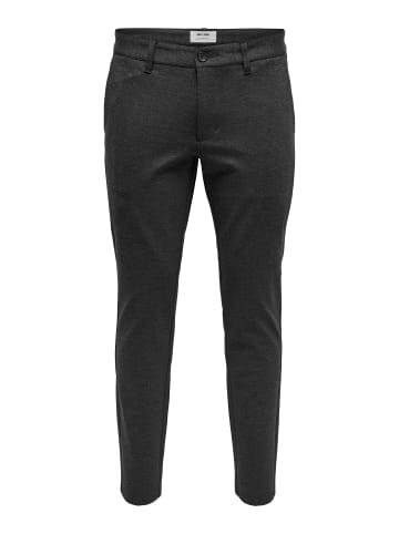 ONLY & SONS Chino Hose in Dark Grey Melange
