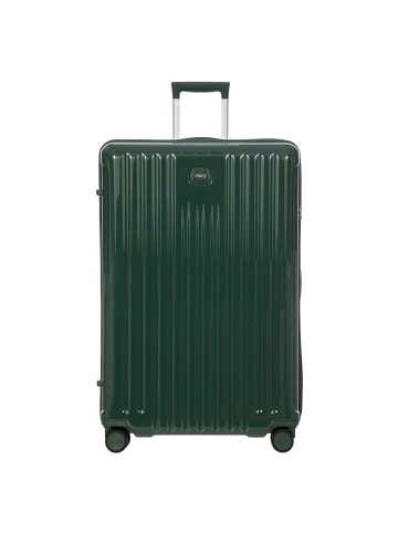BRIC`s Positano 4 Rollen Trolley 82 cm mit Dehnfalte smaragdgruen